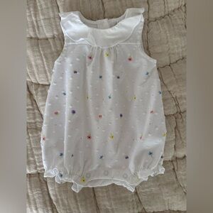 Janie and Jack floral romper